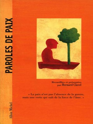 cover image of Paroles de paix